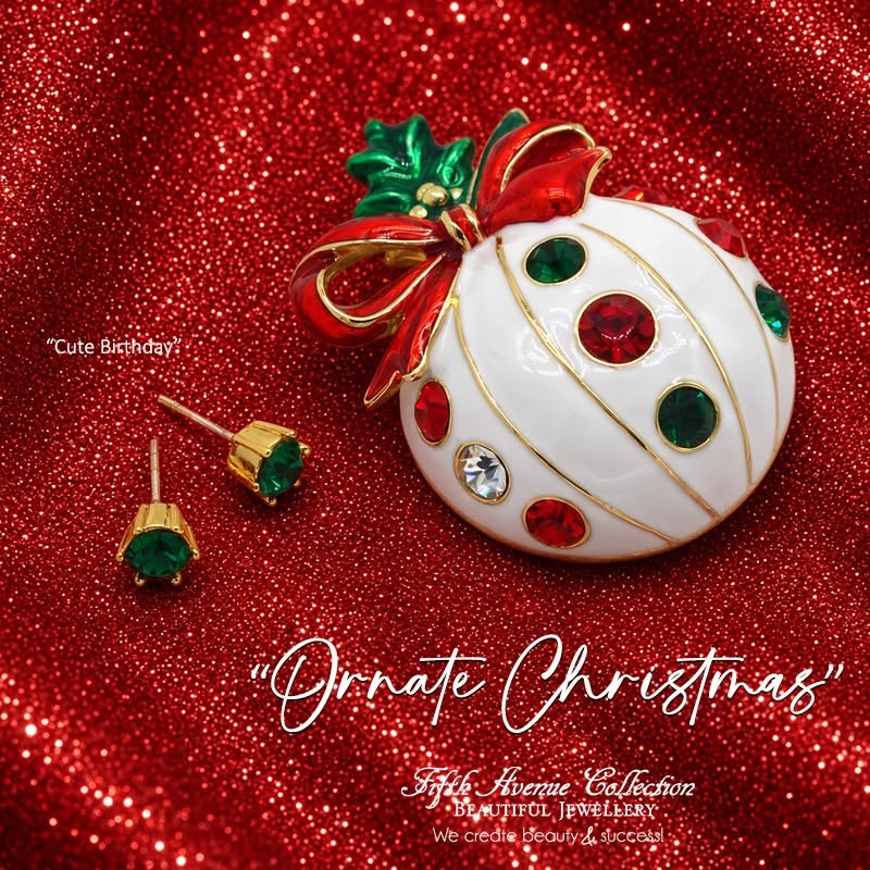 Loving our gorgeous NEW "Ornate Christmas" Swarovski Crystal Collector pin. It is perfect for this holiday season! 

It pairs beautifully with our "Cute Birthday" stud earrings! 🎄💖

Message me to get yours!

#FACstyle #IlovemyFAC #FestiveFashion